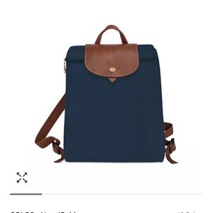 Longchamp Le Pliage Original Nylon Backpack - Navy